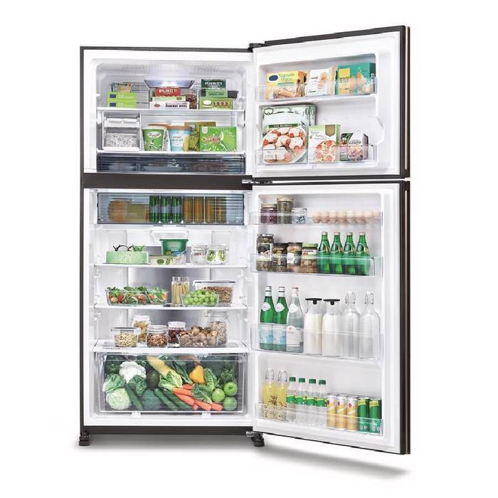 Psugio Diporto Sharp SJ-YG740G-BK 604lt NoFrost E u187xP86.5xB74ek. Mavro